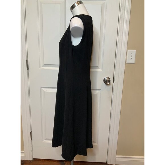 148 Lafayette New York Black Sleeveless Shift Dress, Size 8 - Picture 3 of 7